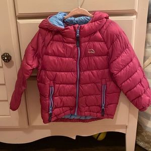 LL Bean toddler girls puffer jacket